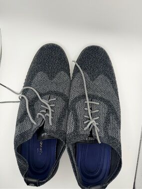 Cole Haan OriginalGrand Stitchlite Oxford Navy Gray Men's 13 Knit Grand.OS